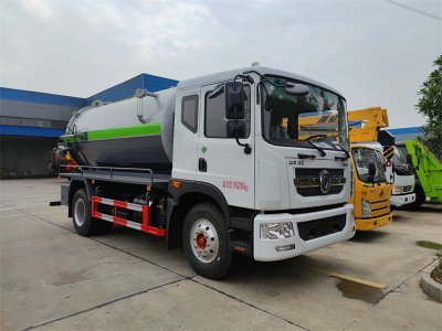 抽吸運(yùn)輸污水淤泥、糞便、沼液罐式車(chē)，國(guó)六排放吸污車(chē)抽吸快、適用面廣